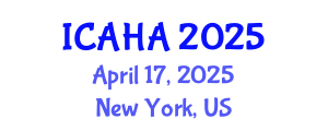 International Conference on Audiology and Hearing Aids (ICAHA) April 22, 2025 - New York, United States