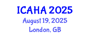 International Conference on Audiology and Hearing Aids (ICAHA) August 19, 2025 - London, United Kingdom