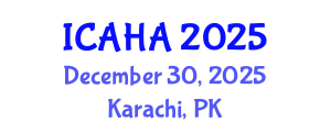 International Conference on Audiology and Hearing Aids (ICAHA) December 30, 2025 - Karachi, Pakistan