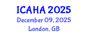 International Conference on Audiology and Hearing Aids (ICAHA) December 09, 2025 - London, United Kingdom