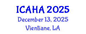 International Conference on Audiology and Hearing Aids (ICAHA) December 13, 2025 - Vientiane, Laos