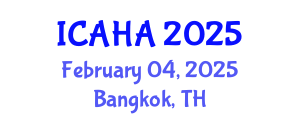 International Conference on Audiology and Hearing Aids (ICAHA) February 04, 2025 - Bangkok, Thailand