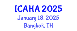 International Conference on Audiology and Hearing Aids (ICAHA) January 18, 2025 - Bangkok, Thailand