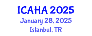 International Conference on Audiology and Hearing Aids (ICAHA) January 28, 2025 - Istanbul, Turkey