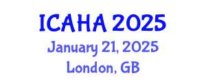 International Conference on Audiology and Hearing Aids (ICAHA) January 21, 2025 - London, United Kingdom