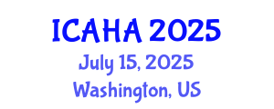 International Conference on Audiology and Hearing Aids (ICAHA) July 15, 2025 - Washington, United States