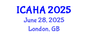 International Conference on Audiology and Hearing Aids (ICAHA) June 28, 2025 - London, United Kingdom