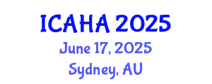 International Conference on Audiology and Hearing Aids (ICAHA) June 17, 2025 - Sydney, Australia