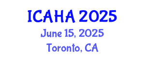 International Conference on Audiology and Hearing Aids (ICAHA) June 15, 2025 - Toronto, Canada