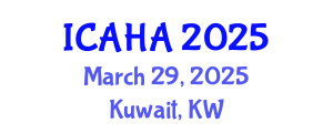 International Conference on Audiology and Hearing Aids (ICAHA) March 29, 2025 - Kuwait, Kuwait