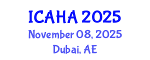International Conference on Audiology and Hearing Aids (ICAHA) November 08, 2025 - Dubai, United Arab Emirates