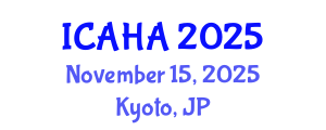 International Conference on Audiology and Hearing Aids (ICAHA) November 15, 2025 - Kyoto, Japan
