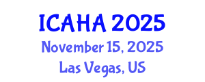 International Conference on Audiology and Hearing Aids (ICAHA) November 15, 2025 - Las Vegas, United States