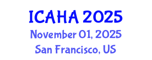 International Conference on Audiology and Hearing Aids (ICAHA) November 01, 2025 - San Francisco, United States