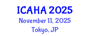 International Conference on Audiology and Hearing Aids (ICAHA) November 11, 2025 - Tokyo, Japan