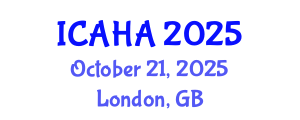 International Conference on Audiology and Hearing Aids (ICAHA) October 21, 2025 - London, United Kingdom