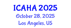 International Conference on Audiology and Hearing Aids (ICAHA) October 28, 2025 - Los Angeles, United States