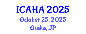 International Conference on Audiology and Hearing Aids (ICAHA) October 25, 2025 - Osaka, Japan