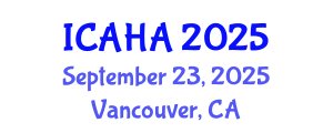 International Conference on Audiology and Hearing Aids (ICAHA) September 23, 2025 - Vancouver, Canada