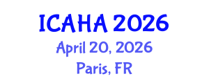 International Conference on Audiology and Hearing Aids (ICAHA) April 20, 2026 - Paris, France International Conference on Audiology and Hearing Aids (ICAHA) April 20, 2026 - Paris, France