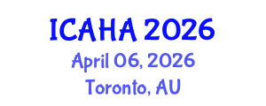 International Conference on Audiology and Hearing Aids (ICAHA) April 06, 2026 - Toronto, Australia International Conference on Audiology and Hearing Aids (ICAHA) April 06, 2026 - Toronto, Australia