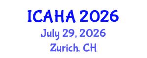 International Conference on Audiology and Hearing Aids (ICAHA) July 29, 2026 - Zurich, Switzerland International Conference on Audiology and Hearing Aids (ICAHA) July 29, 2026 - Zurich, Switzerland
