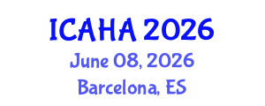 International Conference on Audiology and Hearing Aids (ICAHA) June 08, 2026 - Barcelona, Spain International Conference on Audiology and Hearing Aids (ICAHA) June 08, 2026 - Barcelona, Spain