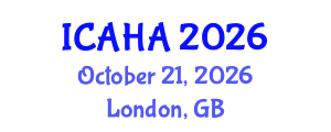 International Conference on Audiology and Hearing Aids (ICAHA) October 21, 2026 - London, United Kingdom International Conference on Audiology and Hearing Aids (ICAHA) October 21, 2026 - London, United Kingdom
