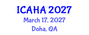 International Conference on Audiology and Hearing Aids (ICAHA) March 17, 2027 - Doha, Qatar International Conference on Audiology and Hearing Aids (ICAHA) March 17, 2027 - Doha, Qatar