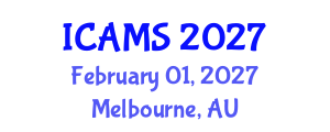 International Conference on Audiology and Medical Sciences (ICAMS) February 01, 2027 - Melbourne, Australia International Conference on Audiology and Medical Sciences (ICAMS) February 01, 2027 - Melbourne, Australia