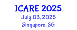 International Conference on Augmented Reality in Education (ICARE) July 03, 2025 - Singapore, Singapore International Conference on Augmented Reality in Education (ICARE) July 03, 2025 - Singapore, Singapore
