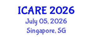 International Conference on Augmented Reality in Education (ICARE) July 05, 2026 - Singapore, Singapore International Conference on Augmented Reality in Education (ICARE) July 05, 2026 - Singapore, Singapore