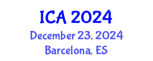 International Conference on Autism (ICA) December 23, 2024 - Barcelona, Spain