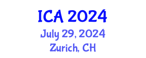 International Conference on Autism (ICA) July 29, 2024 - Zurich, Switzerland