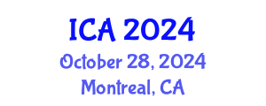 International Conference on Autism (ICA) October 28, 2024 - Montreal, Canada