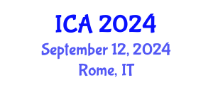 International Conference on Autism (ICA) September 12, 2024 - Rome, Italy