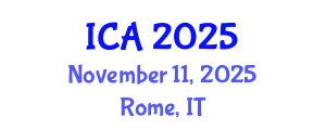International Conference on Autism (ICA) November 11, 2025 - Rome, Italy