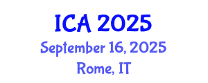 International Conference on Autism (ICA) September 16, 2025 - Rome, Italy