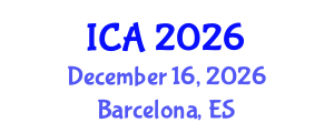 International Conference on Autism (ICA) December 16, 2026 - Barcelona, Spain International Conference on Autism (ICA) December 16, 2026 - Barcelona, Spain
