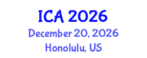 International Conference on Autism (ICA) December 20, 2026 - Honolulu, United States International Conference on Autism (ICA) December 20, 2026 - Honolulu, United States