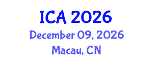 International Conference on Autism (ICA) December 09, 2026 - Macau, China International Conference on Autism (ICA) December 09, 2026 - Macau, China