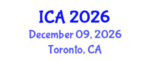 International Conference on Autism (ICA) December 09, 2026 - Toronto, Canada International Conference on Autism (ICA) December 09, 2026 - Toronto, Canada