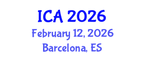 International Conference on Autism (ICA) February 12, 2026 - Barcelona, Spain International Conference on Autism (ICA) February 12, 2026 - Barcelona, Spain