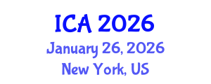International Conference on Autism (ICA) January 26, 2026 - New York, United States International Conference on Autism (ICA) January 26, 2026 - New York, United States