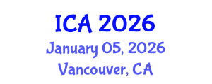 International Conference on Autism (ICA) January 05, 2026 - Vancouver, Canada International Conference on Autism (ICA) January 05, 2026 - Vancouver, Canada