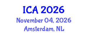 International Conference on Autism (ICA) November 04, 2026 - Amsterdam, Netherlands International Conference on Autism (ICA) November 04, 2026 - Amsterdam, Netherlands