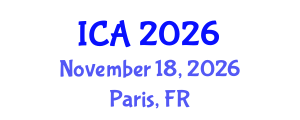 International Conference on Autism (ICA) November 18, 2026 - Paris, France International Conference on Autism (ICA) November 18, 2026 - Paris, France