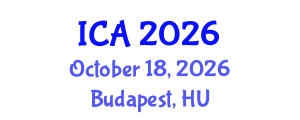 International Conference on Autism (ICA) October 18, 2026 - Budapest, Hungary International Conference on Autism (ICA) October 18, 2026 - Budapest, Hungary