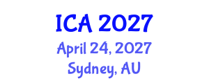 International Conference on Autism (ICA) April 24, 2027 - Sydney, Australia International Conference on Autism (ICA) April 24, 2027 - Sydney, Australia
