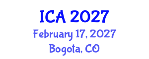 International Conference on Autism (ICA) February 17, 2027 - Bogota, Colombia International Conference on Autism (ICA) February 17, 2027 - Bogota, Colombia